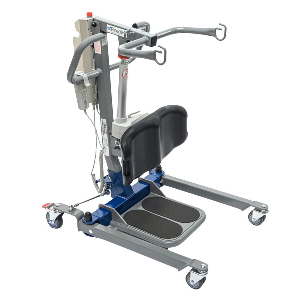 Proactive Medical Protekt Sit-to-Stand Compact 500 Lift (500 lb. Capacity) - Angled View