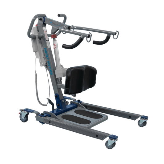 Proactive Medical Protekt 500 Electric Sit-to-Stand Lift - Angled View