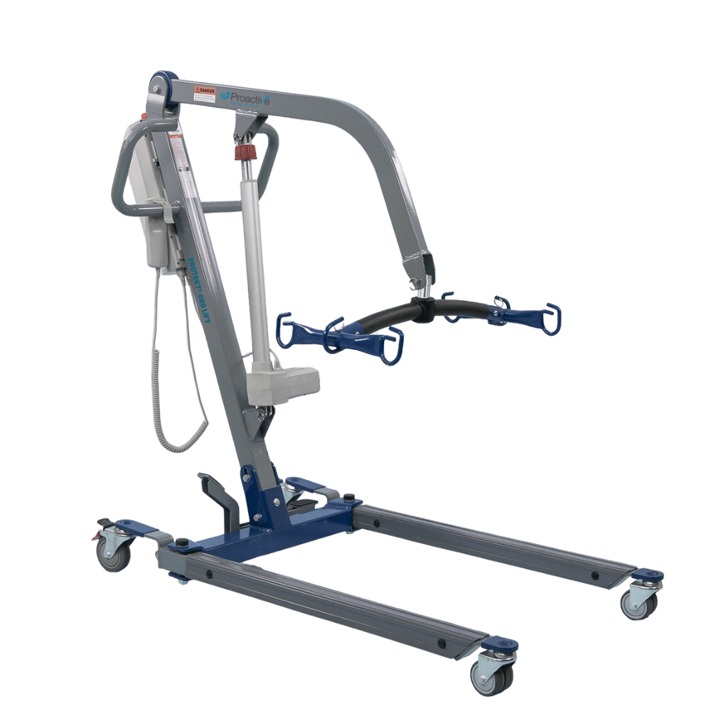 Proactive Medical Protekt 600 Electric Patient Lift (600 lb. Capacity) - Angled View