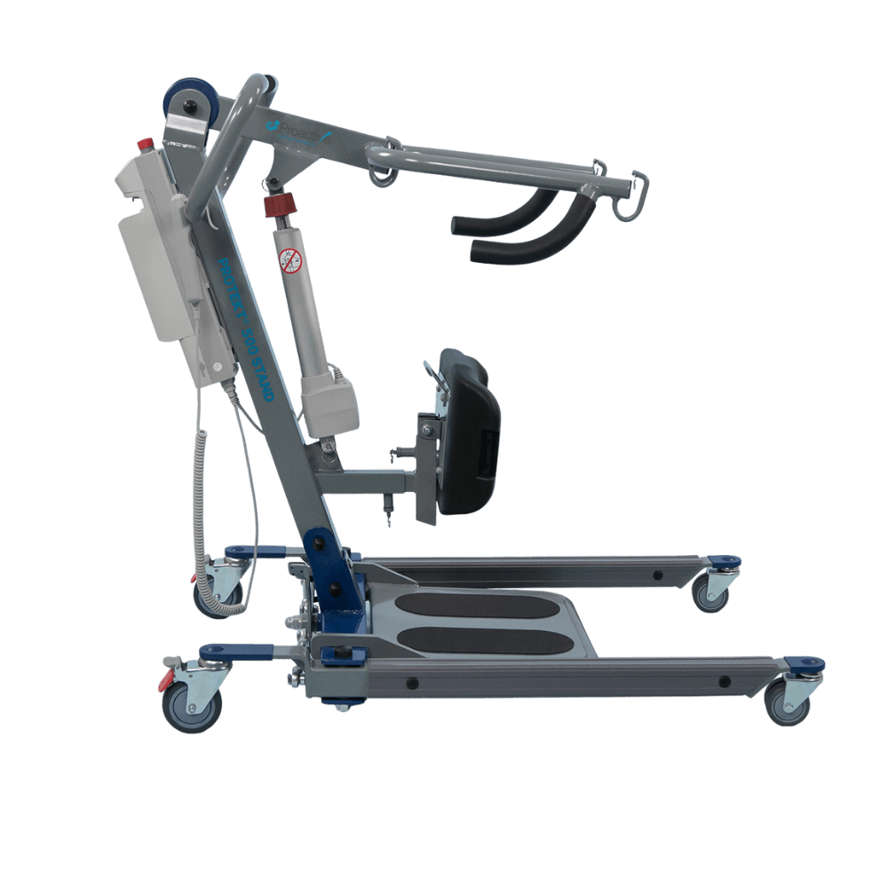 Proactive Medical Protekt 500 Electric Sit-to-Stand Lift (500 lb. Capacity) - Side View