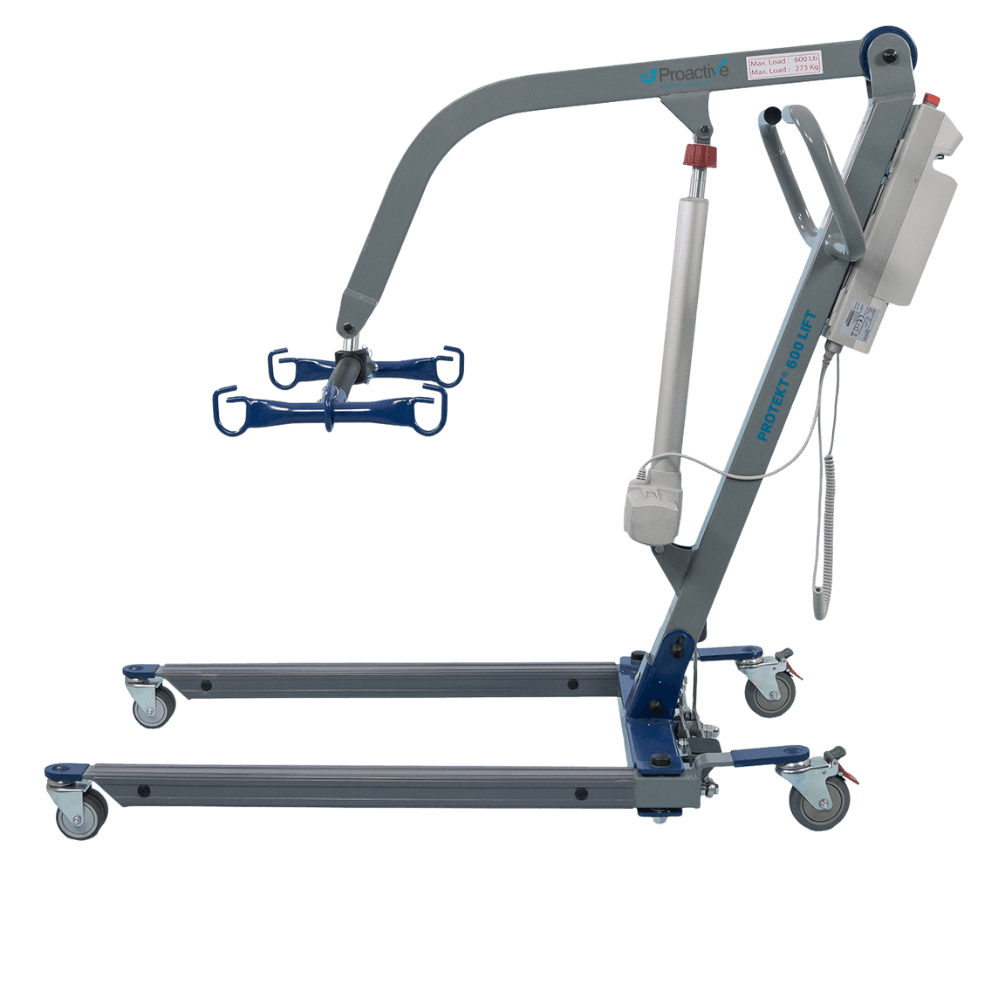 Proactive Medical Protekt 600 Electric Patient Lift (600 lb. Capacity) - Side View