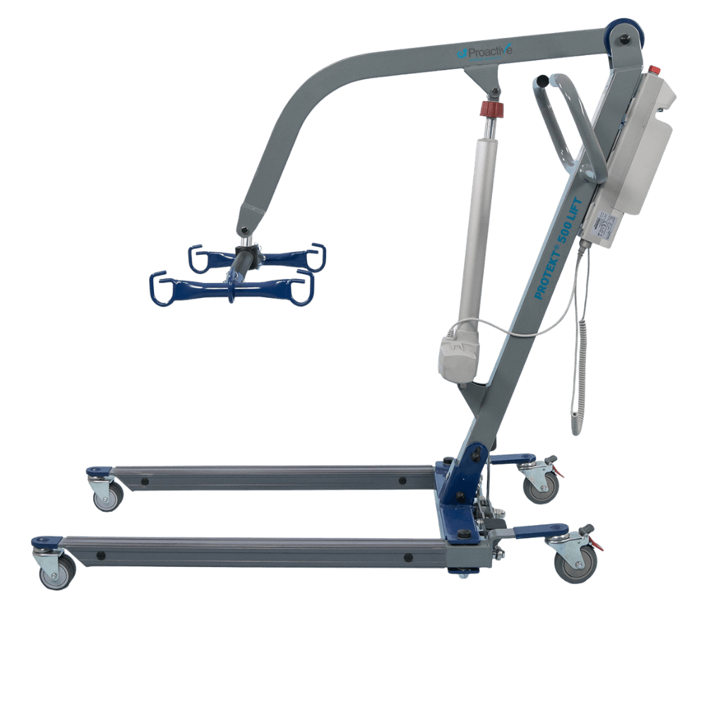 Proactive Medical Protekt 500 Electric Patient Lift (500 lb. Capacity) - Side View