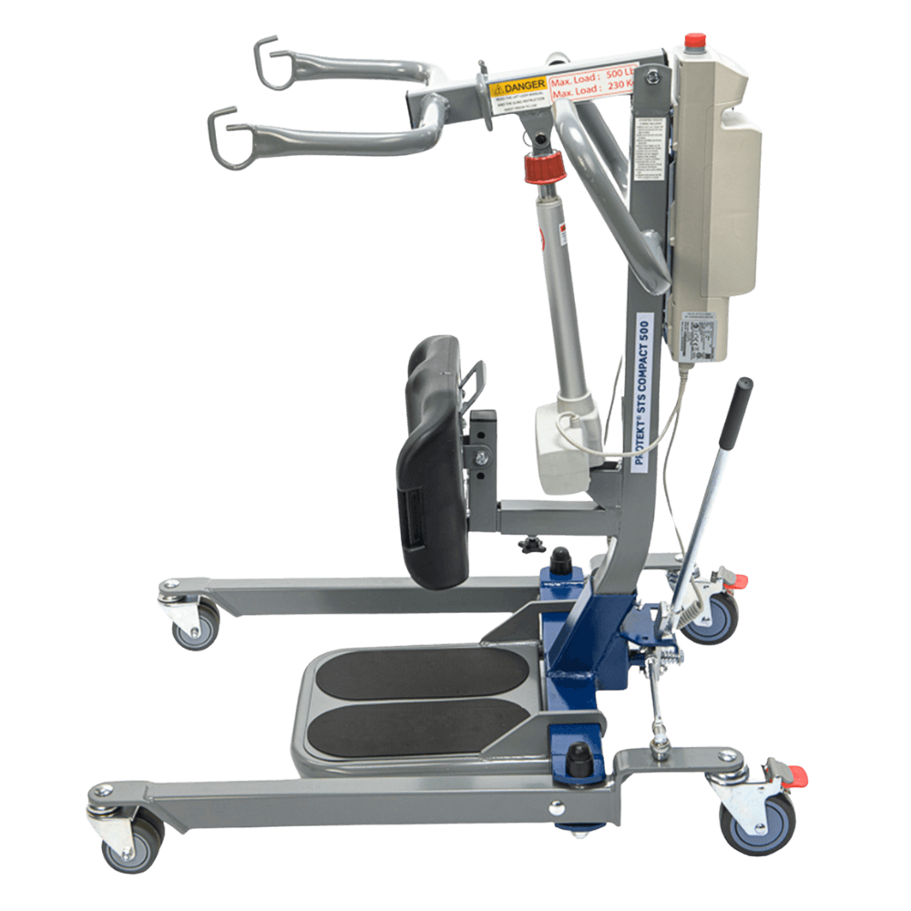 Proactive Medical Protekt Sit-to-Stand Compact 500 Lift (500 lb. Capacity) - Side View
