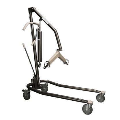 Proactive Medical Protekt Onyx Hydraulic/Manual Patient Lift (450 lbs. Capacity) - Angled View