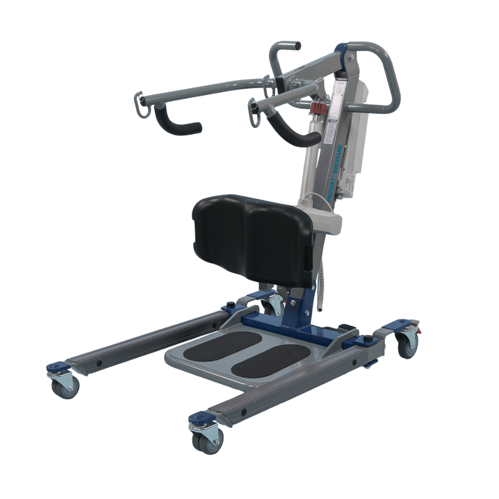 Proactive Medical Protekt 500 Electric Sit-to-Stand Lift (500 lb. Capacity) - Angled View