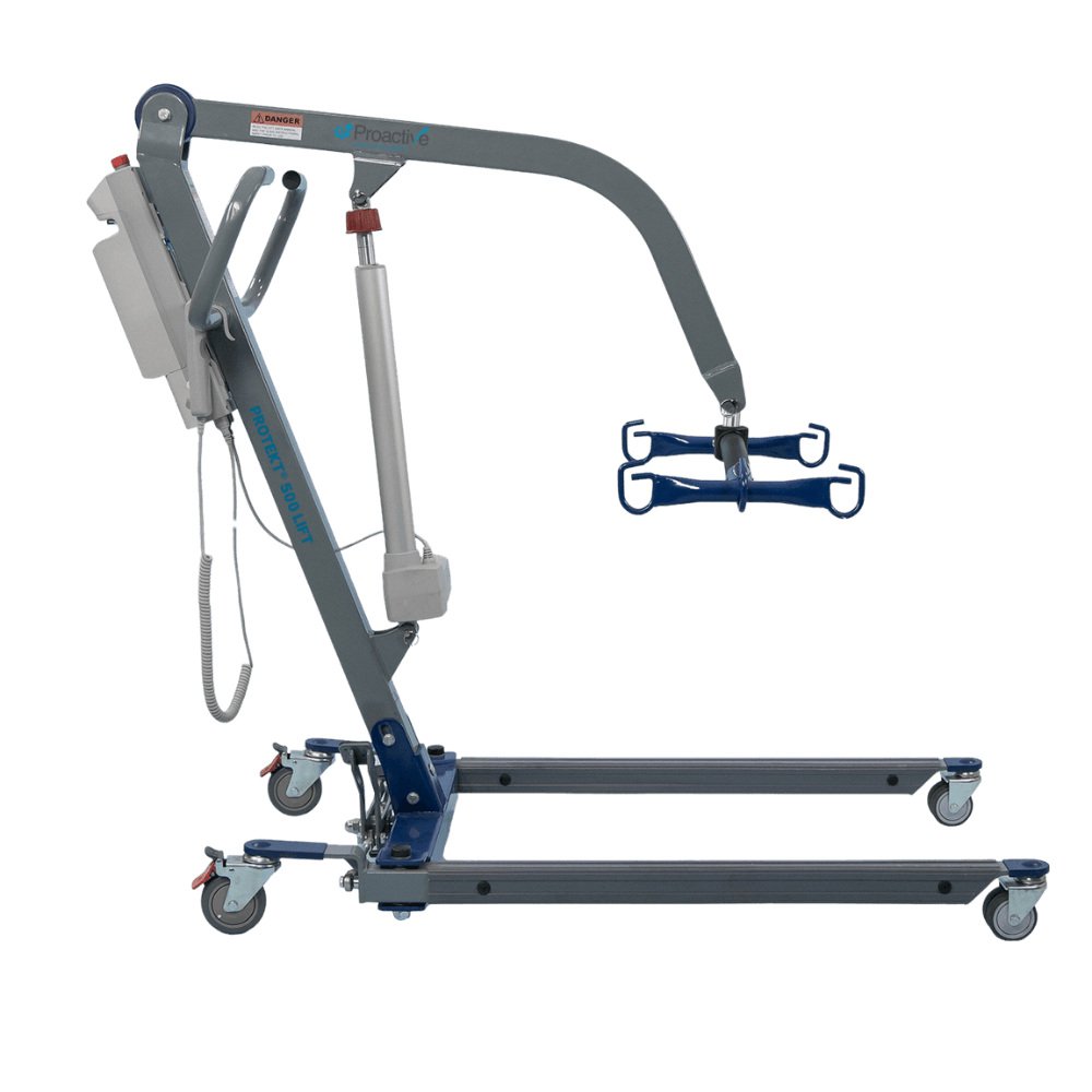 Proactive Medical Protekt 500 Electric Patient Lift (500 lb. Capacity) - Side View