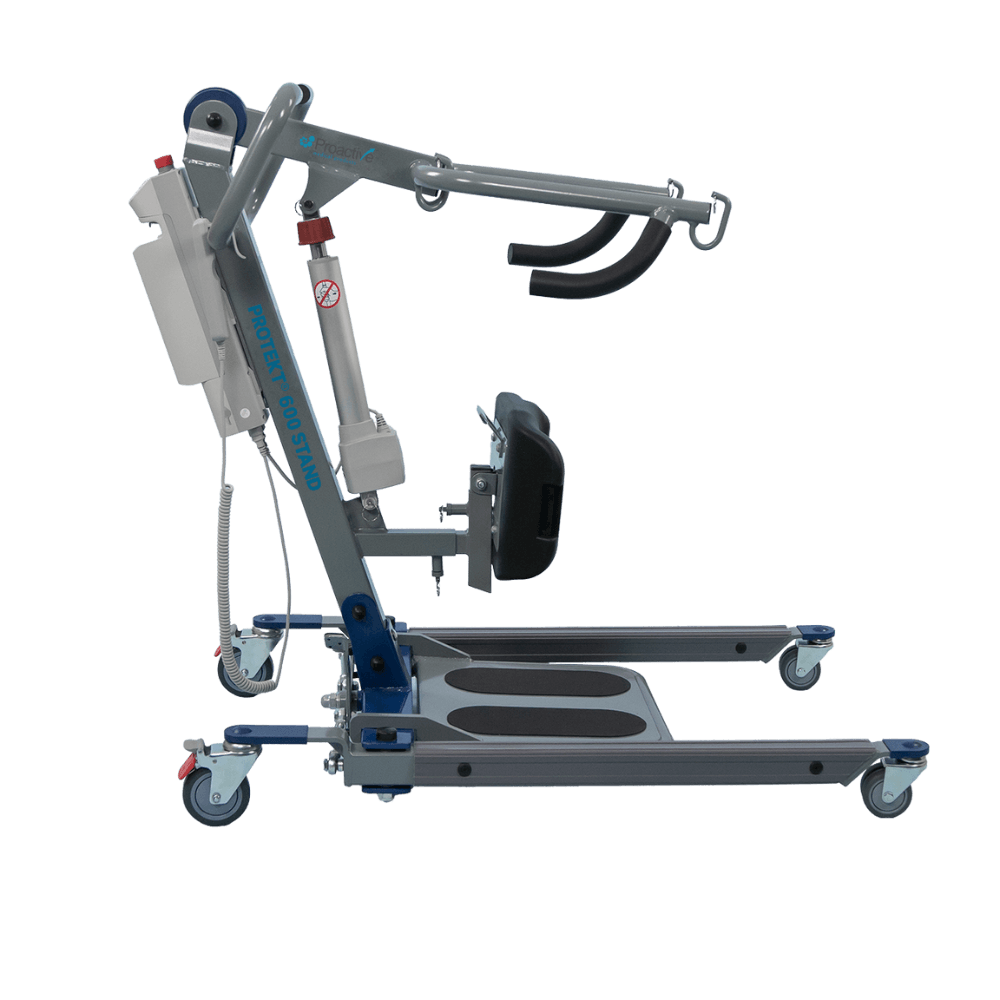 Proactive Medical Protekt 600 Electric Sit-to-Stand Lift (600 lb. Capacity) - Side View