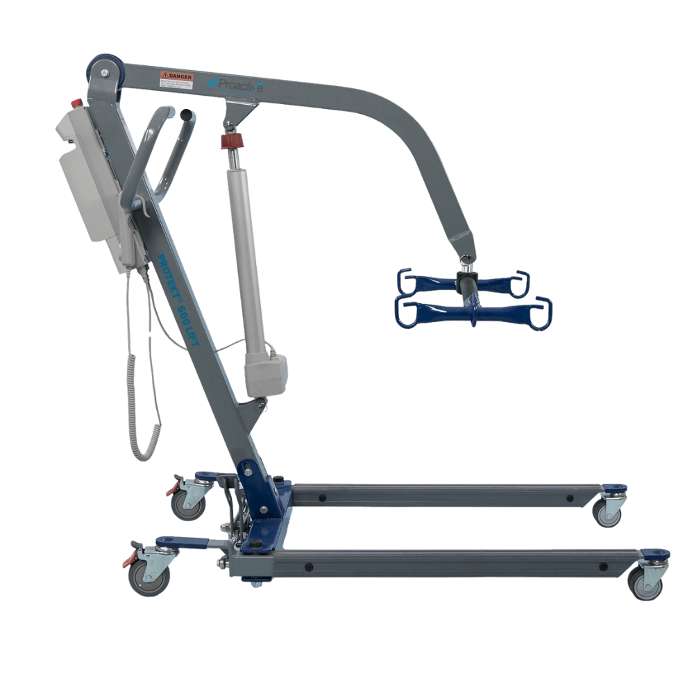 Proactive Medical Protekt 600 Electric Patient Lift (600 lb. Capacity) - Side View