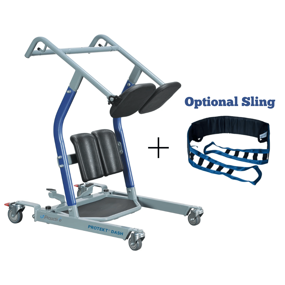Protekt Dash Standing Transfer Aid – Patient Transfer Platform (500 lb Capacity)