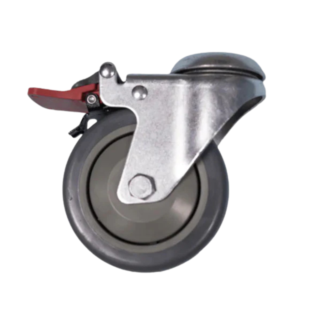 Rear Caster Wheel with Brake Replacement Part